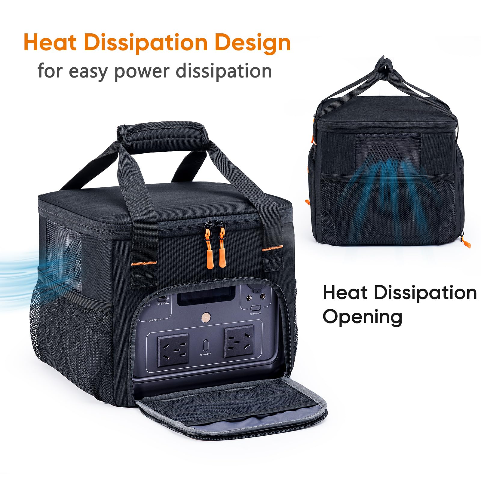 Amazon.com: FRECOLSH Heavy-Duty Portable Power Station Storage Bag