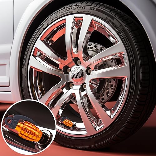 Vista 215 de Tapas de válvula de neumático, aleación de aluminio, anticorrosivas, a prueba de polvo, para automóviles, SUV, camiones, bicicletas, motocicletas