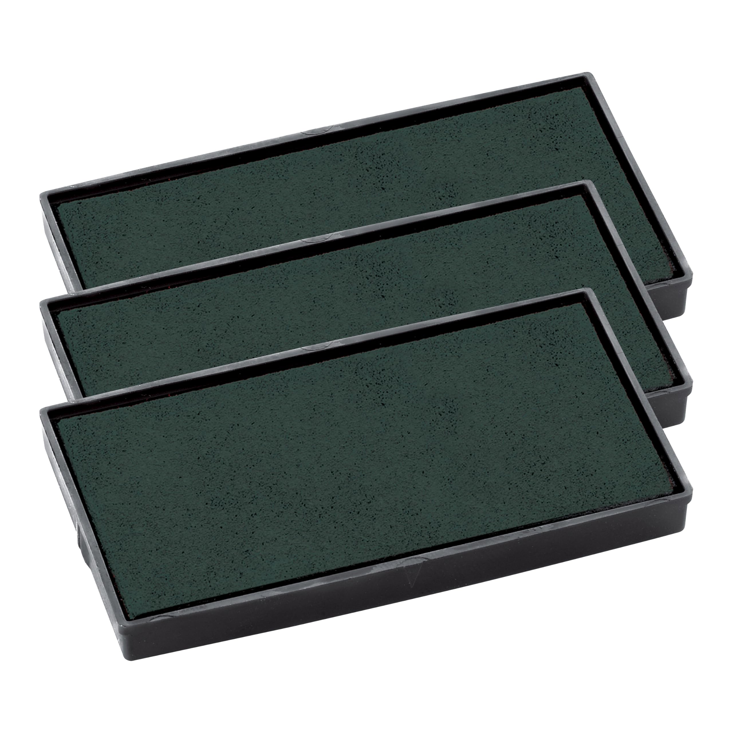 COLOP E/50 Replacement Ink Pads – Pack of 3 E50 Refill Pads Compatible with Printer 50 & Compact 50 Self Inking Stamps (Green)