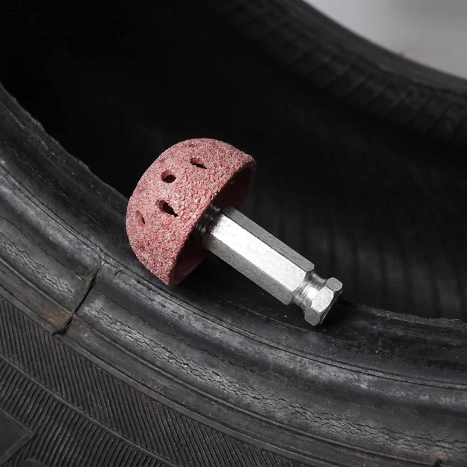 Tire Buffer Wheel 38mm Tungsten Steel Bowl Type with Shank