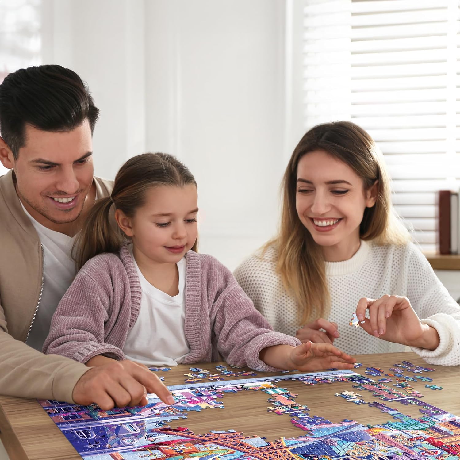 Boardwalk Puzzles Paris, 1000 Piece Jigsaw Puzzle for Adults, Made in USA