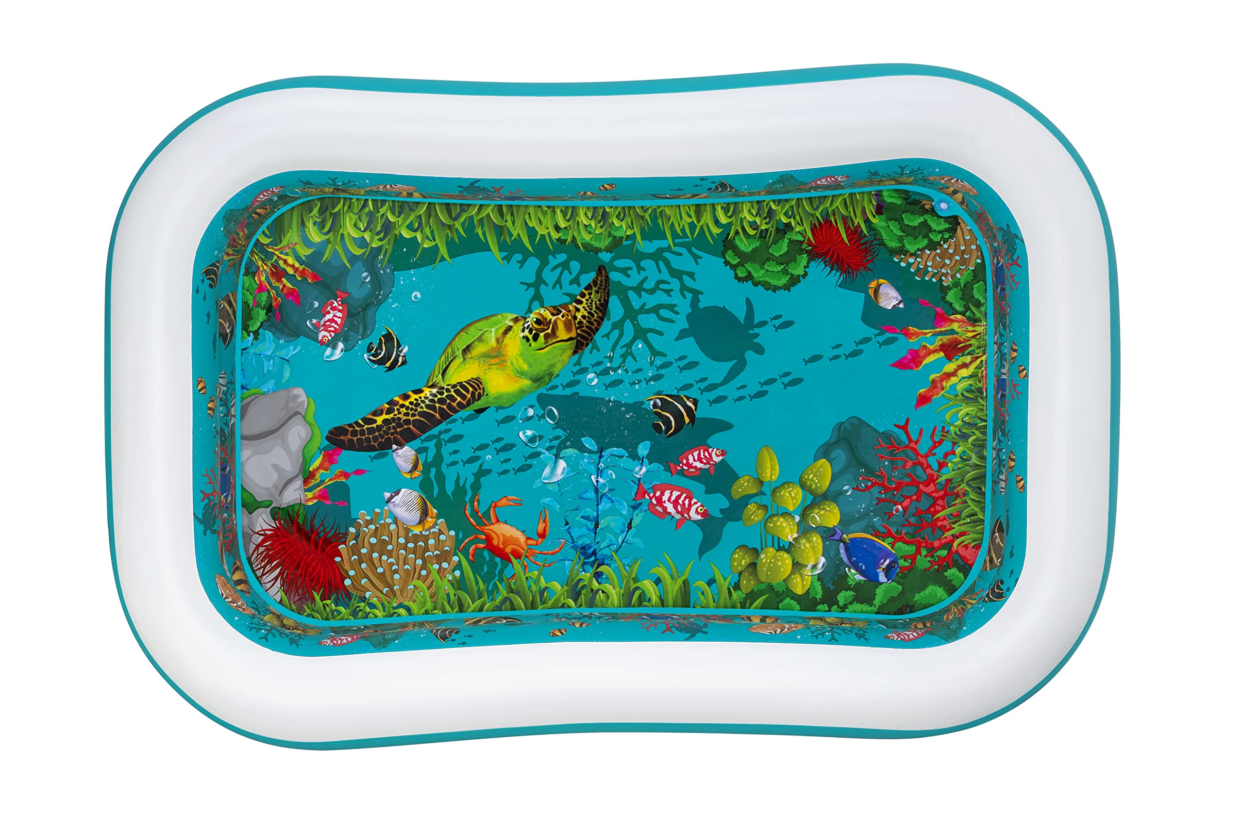 Bestway 8'7" x 69" x 20"/2.62m x 1.75m x 51 cm 3D Undersea Adventure Pool