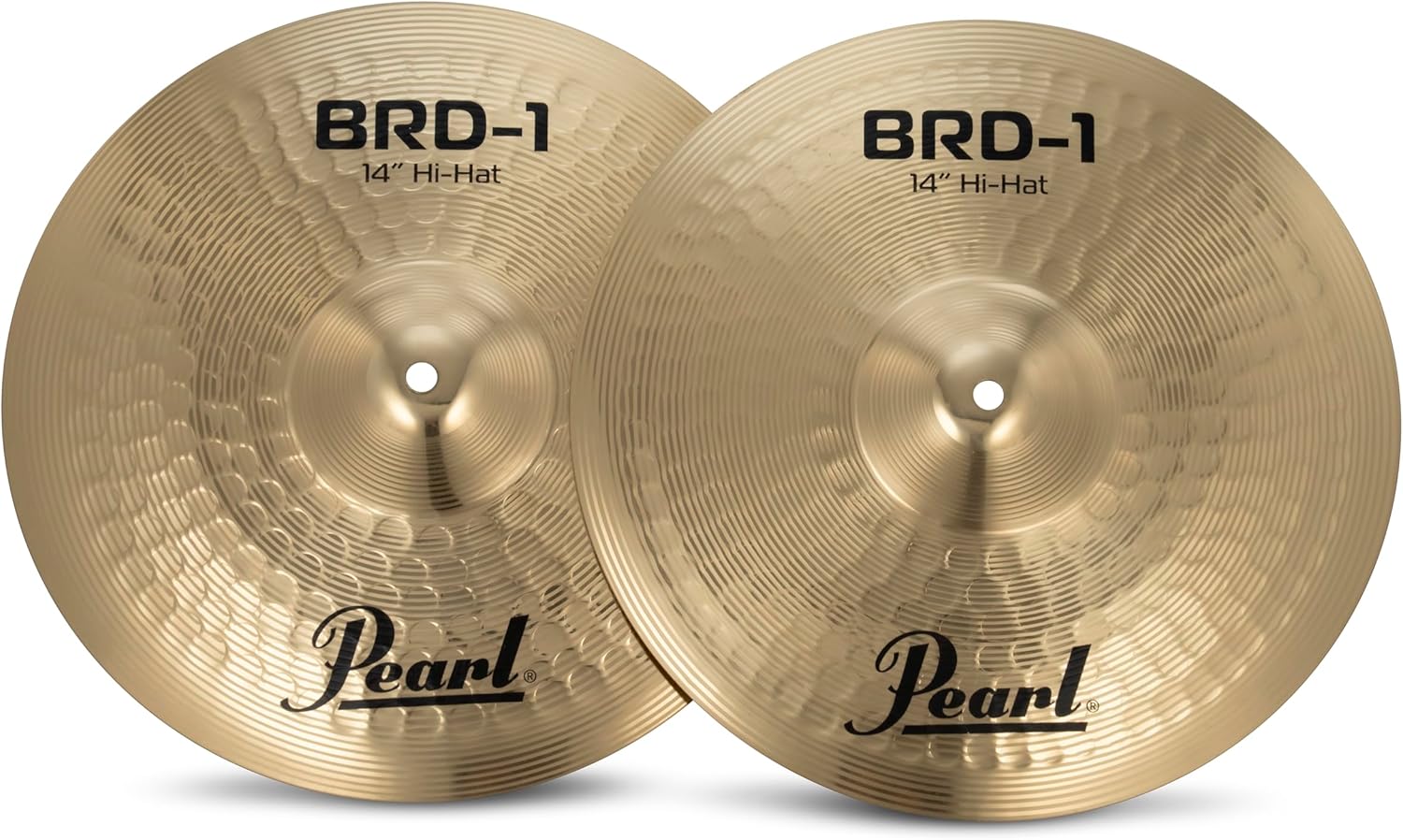 BRD1 3 Piece Cymbal Pack; Pearl Logo; 14" Hi-hats, 16" Crash, 20" Ride