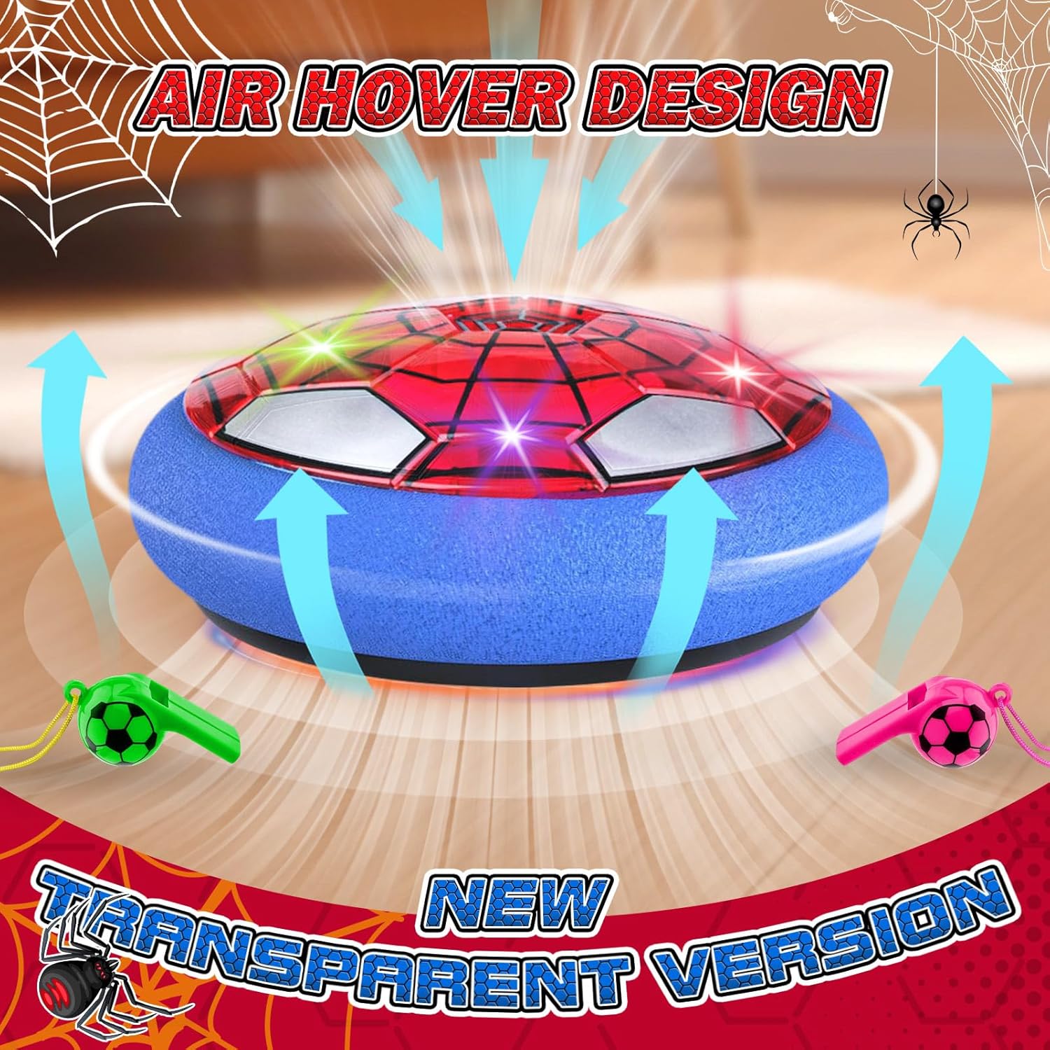 Hover Soccer Ball for Kids, Boy Girl Birthday Gifts, Outdoor Indoor Toy Games Gift for Boys Girls Age 5 6 7 8 9 10 11 12 Year Old, Kids Toys Hover Soccer Ball Boys Gift Idea for Age 6-12 Years Old