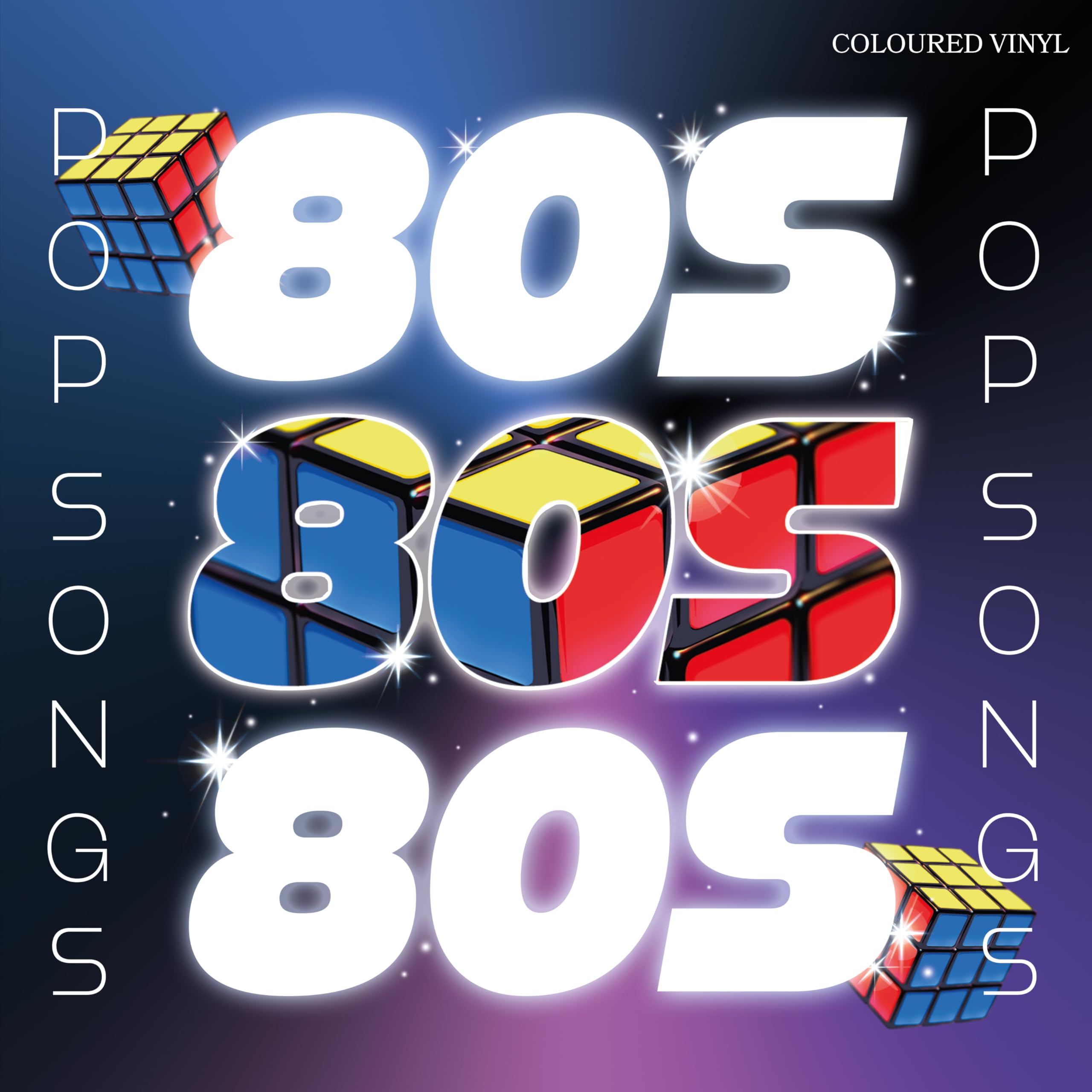 Disco de 80s Pop Songs, Colección de Música de los Años 80, Edición Especial de Color