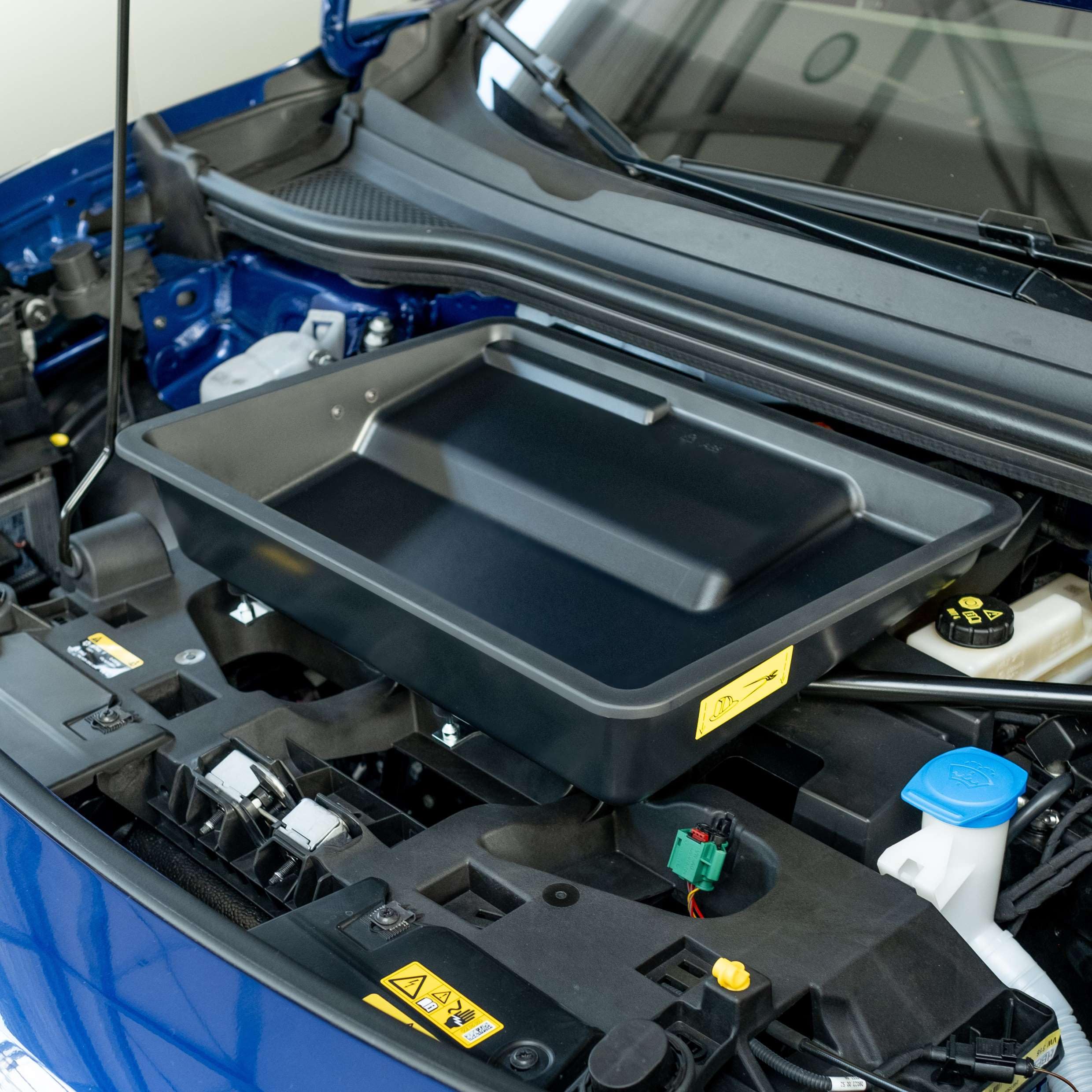Rati Frunk Compatible avec VW ID.4 2021- / VW ID.5 2022- / Skoda ENYAQ 2021- / Skoda ELROQ 2025- |Espace de Rangement Frontal pour Le câble de Chargement. Montage Facile, qualité supérieure