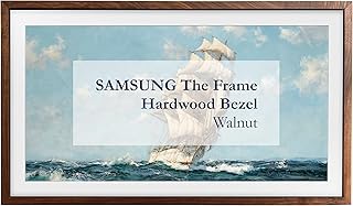 Walnut Hardwood Bezel for SAMSUNG The Frame TVs (55-inch)
