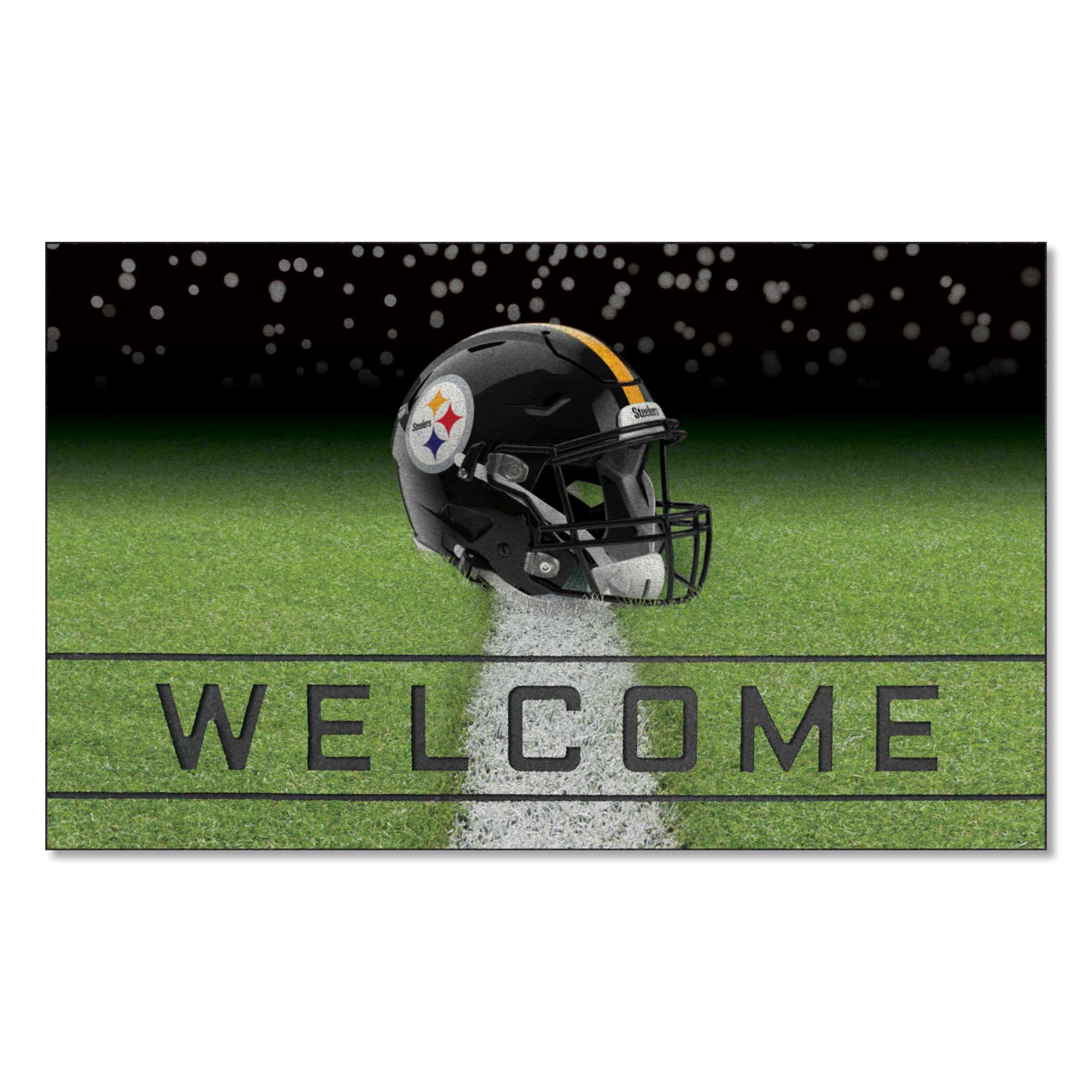 Fanmats 19957 - Zerbino Pittsburgh Steelers In Gomma, Confezione Da 1-image