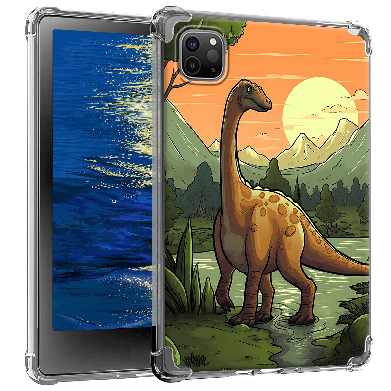 GFRGTFHYT Clear Case for iPad Pro 12.9 inch 2022/2021/2020 (6th/5th/4th Gen) Slim Lightweight Soft TPU Transparent Silicone Shockproof Protective Back