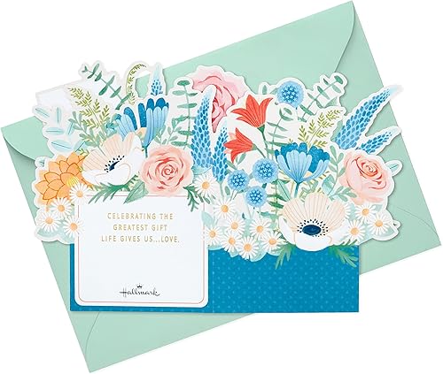 Miniatura 6 de Hallmark Paper Wonder - Tarjeta desplegable de aniversario para esposa o novia (ramo exhibible)