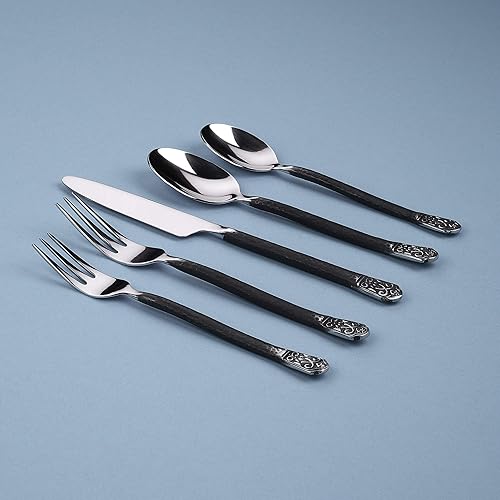 Miniatura 2 de Gourmet Settings Avalon - Juego de cubiertos de 20 piezas, servicio para 4