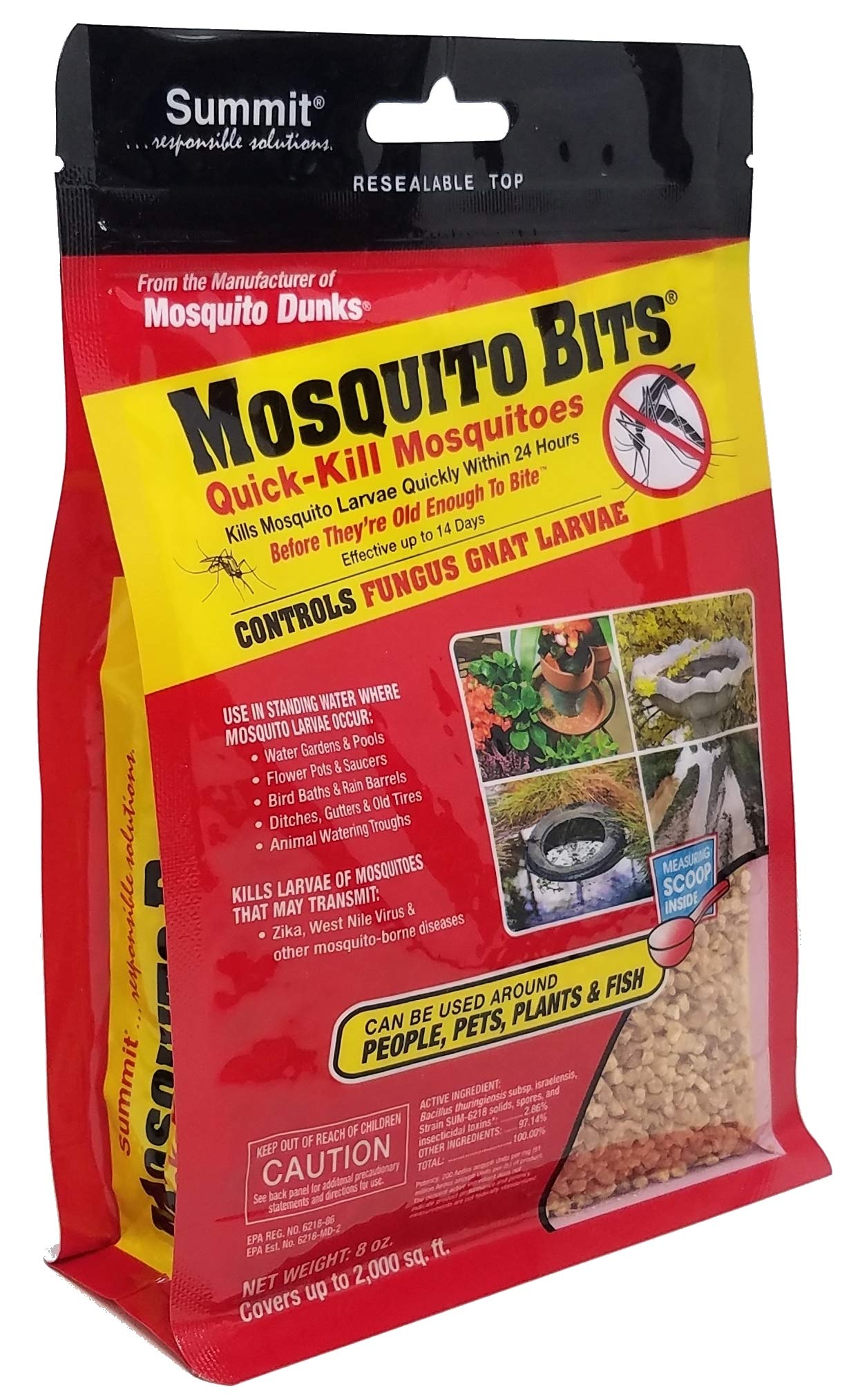 Buy Summit 11612 Quick Kill Mosquito Bits, 8Ounce Online at
