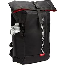 Manhattan Portage Reflective Pace Backpack Ver 2 With Laptop Sleeve And Roll-Top Design And Spacious Compartment Water-Resistant Heavy Duty 1000D Cordura