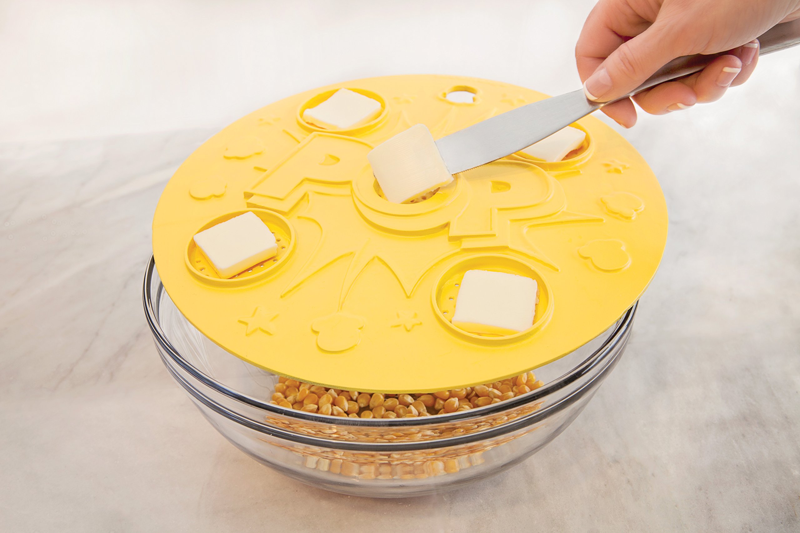 Talisman Designs POP Microwave Popcorn Popper Lid, 10