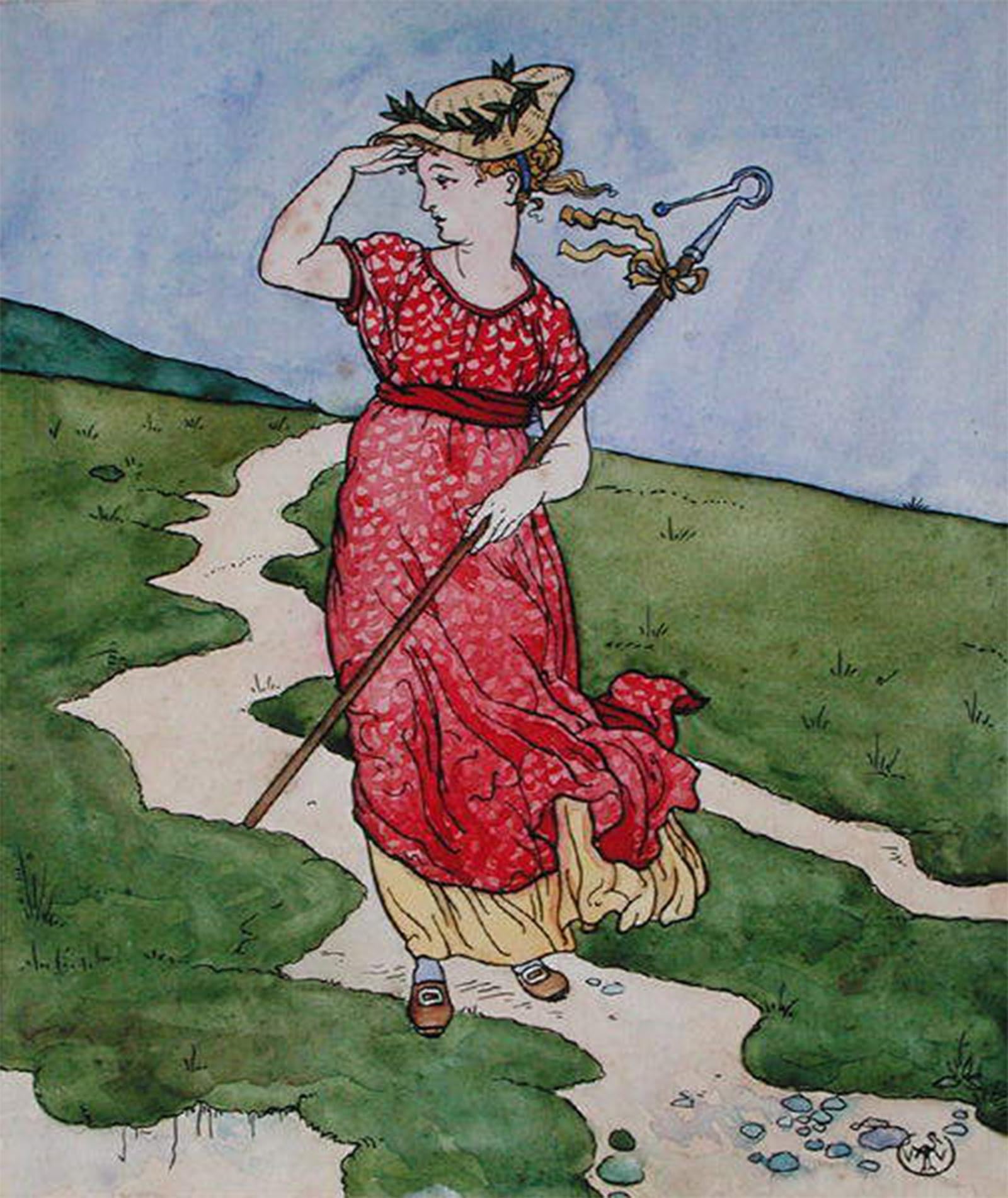 Cuadro de lienzo Little Bo Peep para solucionar paredes vacías sin vida 5
