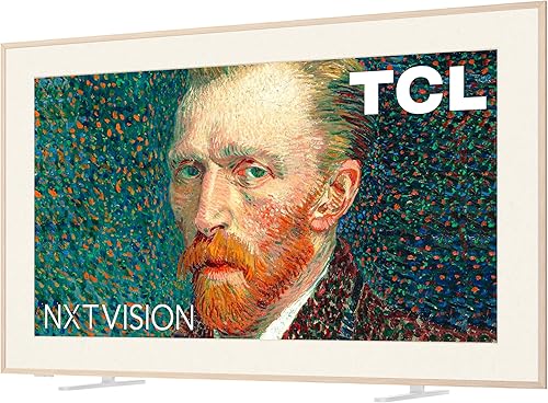 Miniatura 12 de TCL Serie NXTVISION de 55 Pulgadas, Televisor de Arte de Marco de Imagen QLED 4K HDR Smart Google TV 55A300W, Modelo 2024 Audio Dolby Atmos