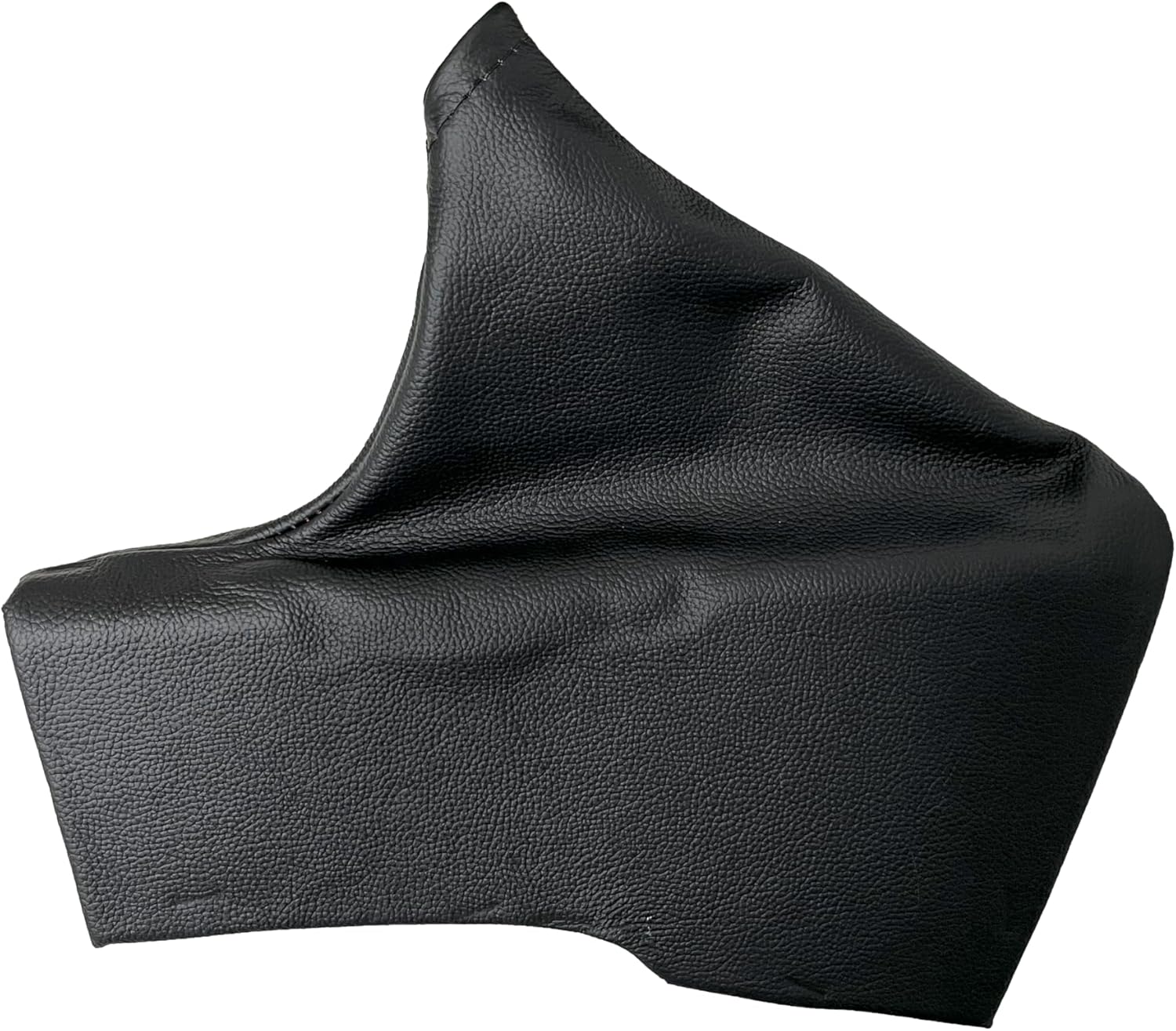 Genuine Leather Manual/Automatic Handbrake Boot Cover Compatible with Subaru BRZ Scion FR-S Toyota GT 86 2012 2013 2014 2015 2016 2017 (Made in USA) (Black Stitching)