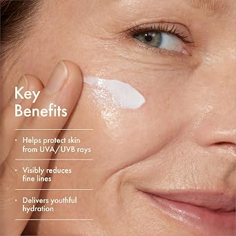 Origins Plantscription SPF 25 Power Anti-Aging Face Cream | Moisturizer with SPF to Visibly Reduce Fine Lines | With Peptides & Hyaluronic Acid, 1.7 Fl Oz