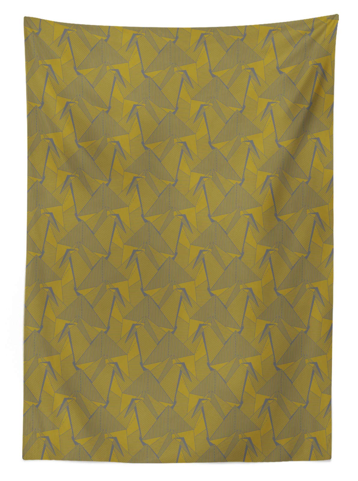 ABAKUHAUS Geometrico Tovaglia, in Bianco e Nero Zigzag