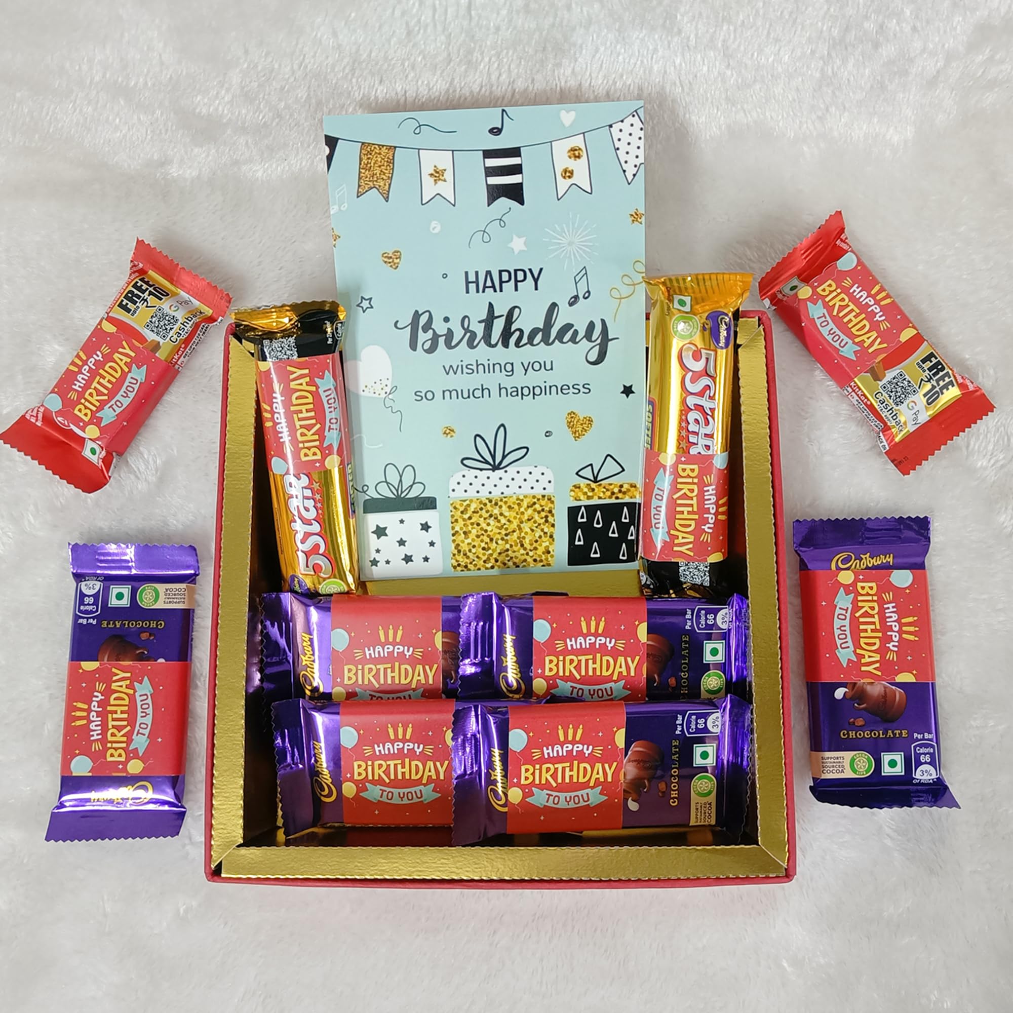 Chocoloony Chocolate Box for Birthday | Chocolates with Birthday Wishing Card for Your Loved Ones | Chocolate Gift Hamper for Sister, Wife, Girlfriend, Brother