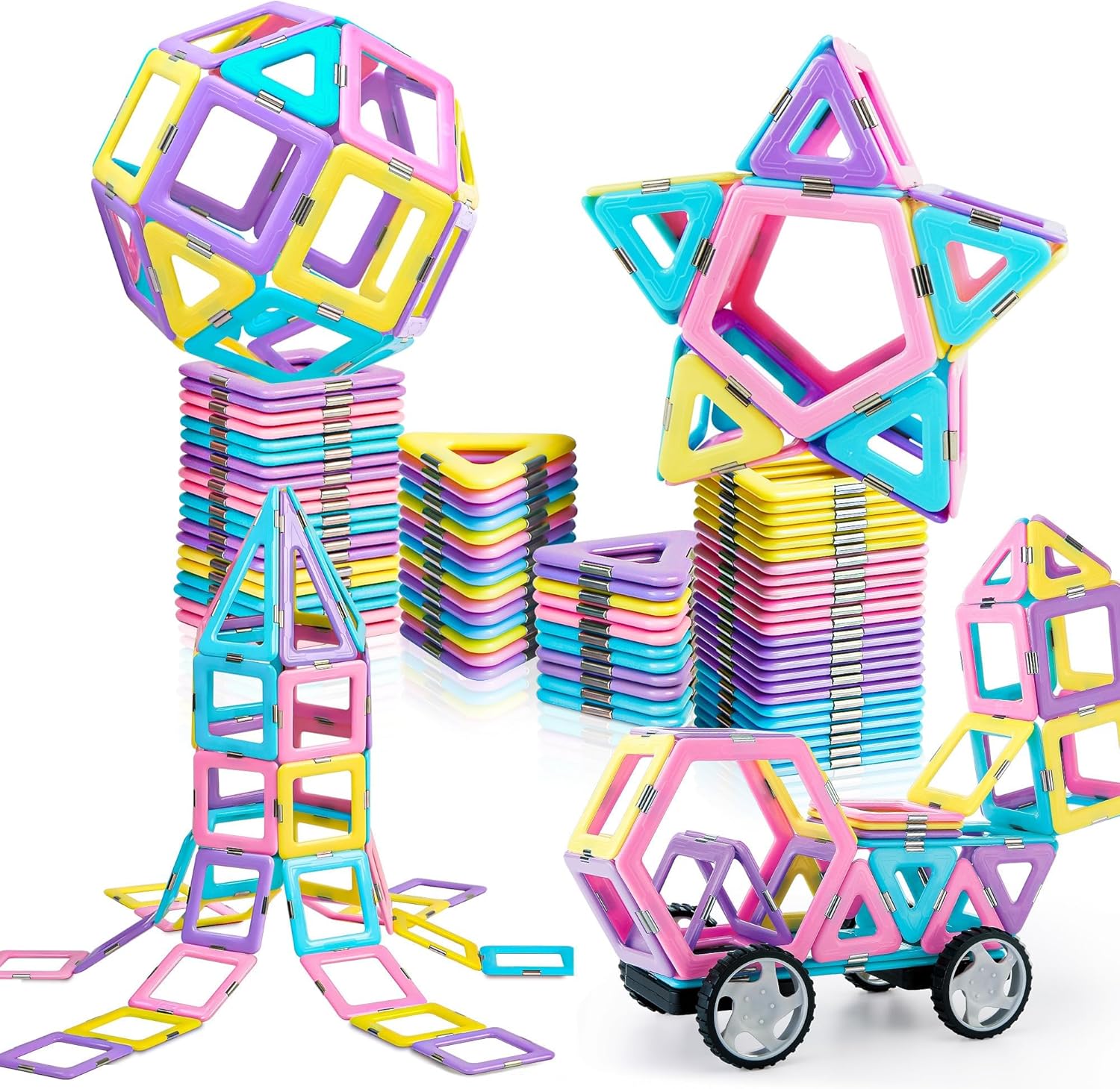 MAGBLOCK Magnetic Building Blocks Set.