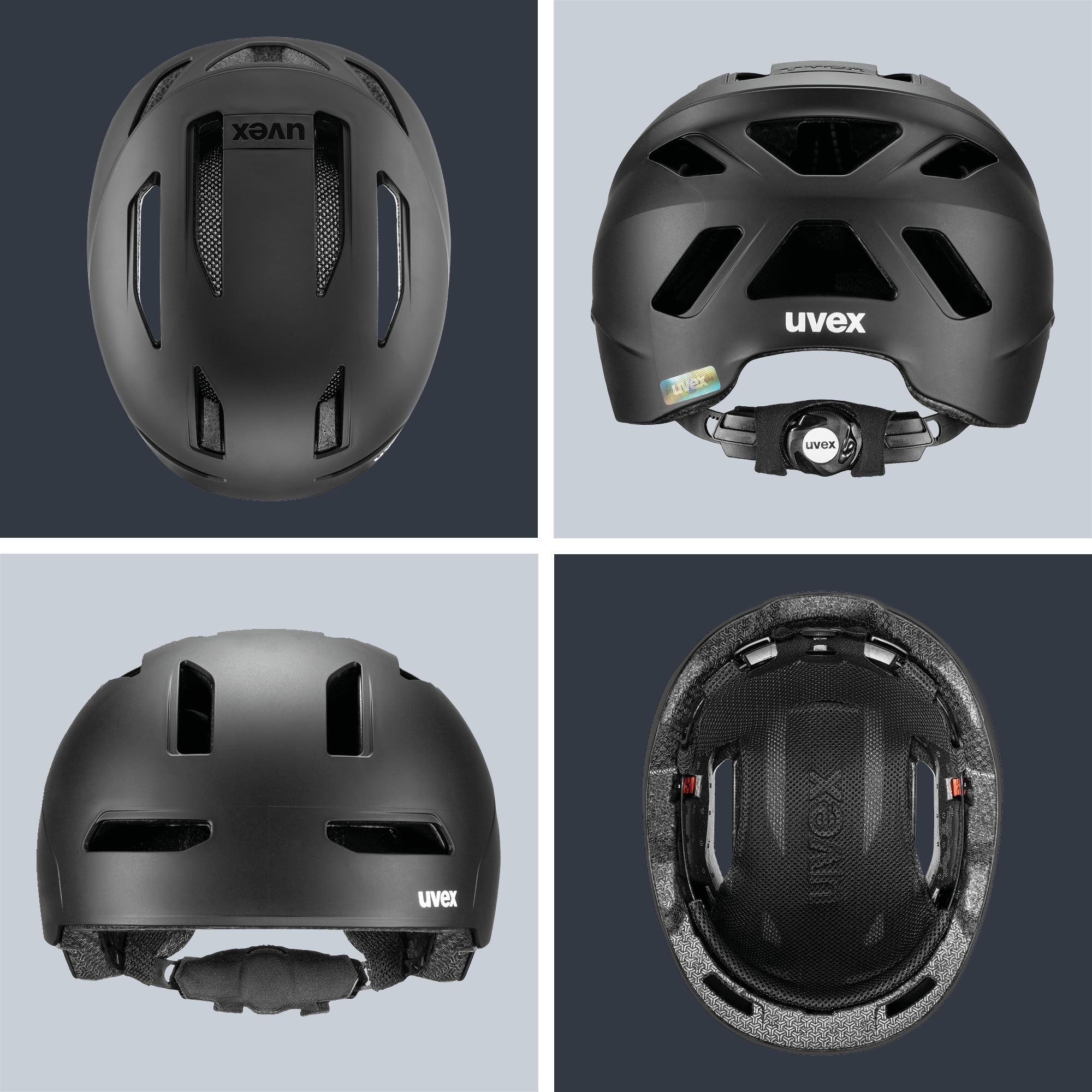 uvex urban Planet - robuster City-Helm für Damen und Herren - aus Recyclingmaterial