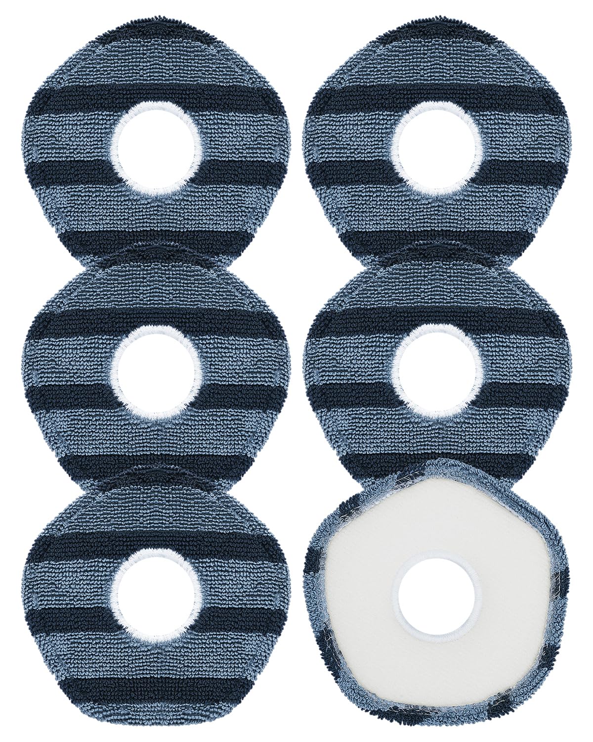 ZaKaBox 6 Pack Robot Vacuum Mop for Eufy X10 Pro Omni, X9 Pro Robot Vacuum, Washable and Reusable Mop Pads Accessories for Eufy