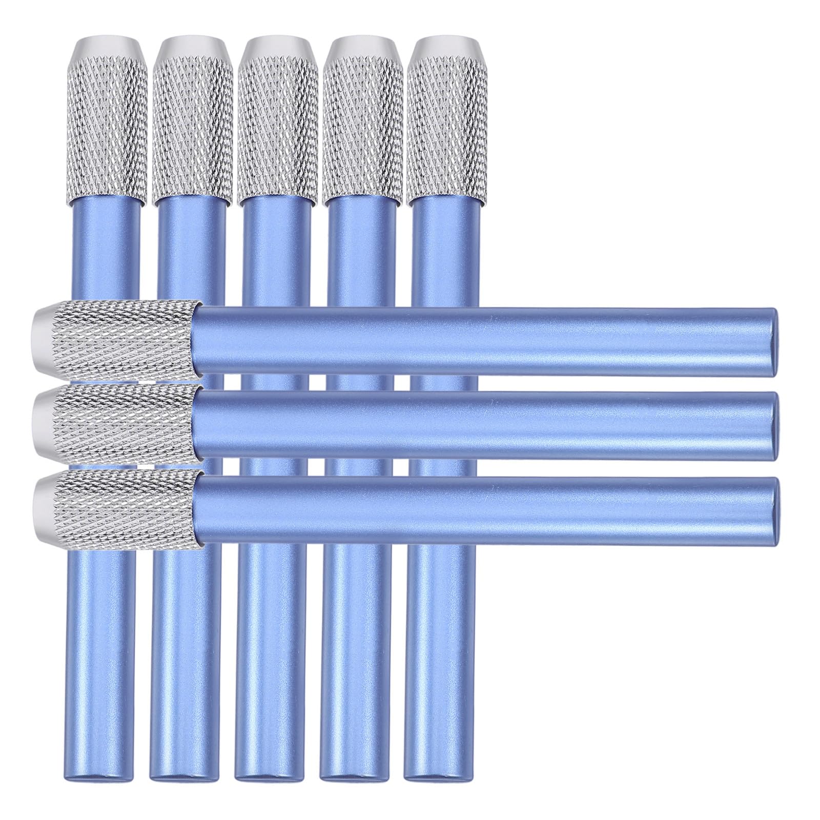Alargar lápices con extensor de acero inoxidable duradero de 8 piezas para dibujo 8