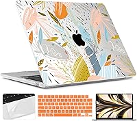 Vista 259 de TWOLSKOO for M4 MacBook Air 13.6 inch Case 2025-2022 Release M4 A3240 M3 A3113 M2 A2681, Plastic Hard Shell & Screen Protector & Keyboard Cover &