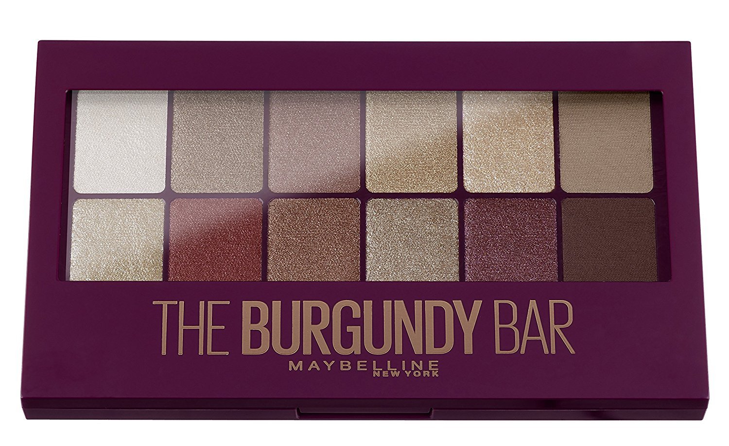 THE BURGUNDY BAR eye shadow palette #04-burgundy 9,6 gr