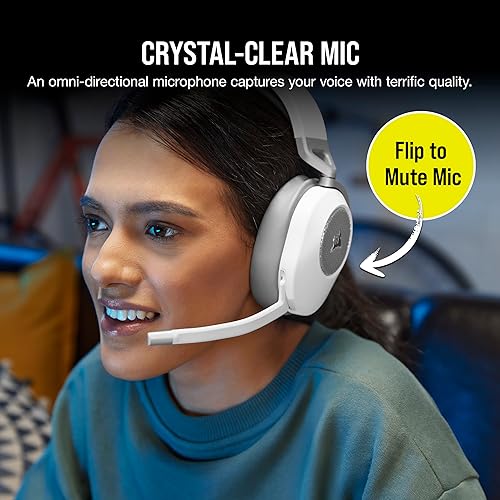 Miniatura 5 de Corsair HS65 Auriculares inalámbricos multiplataforma para juegos con Bluetooth - Dolby Audio 7.1 - Micrófono omnidireccional - Compatible con iCUE