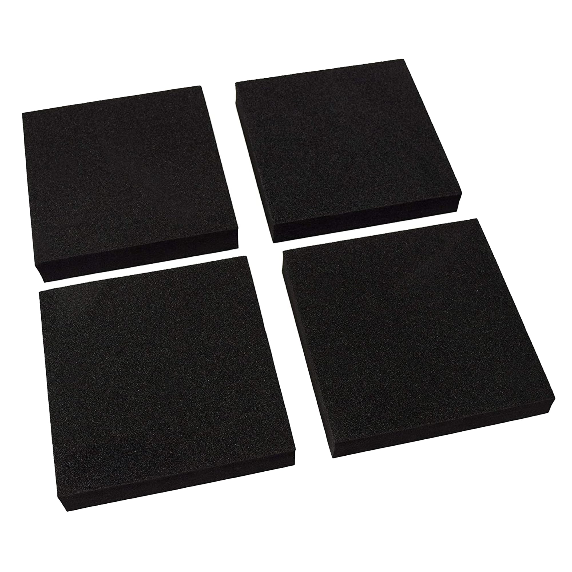 XCEL 4-Pack 6" x 6" x 1" Multi-Purpose Anti-Vibration Pads – Protection for Furniture & Appliances – Various Sizes and Thickness