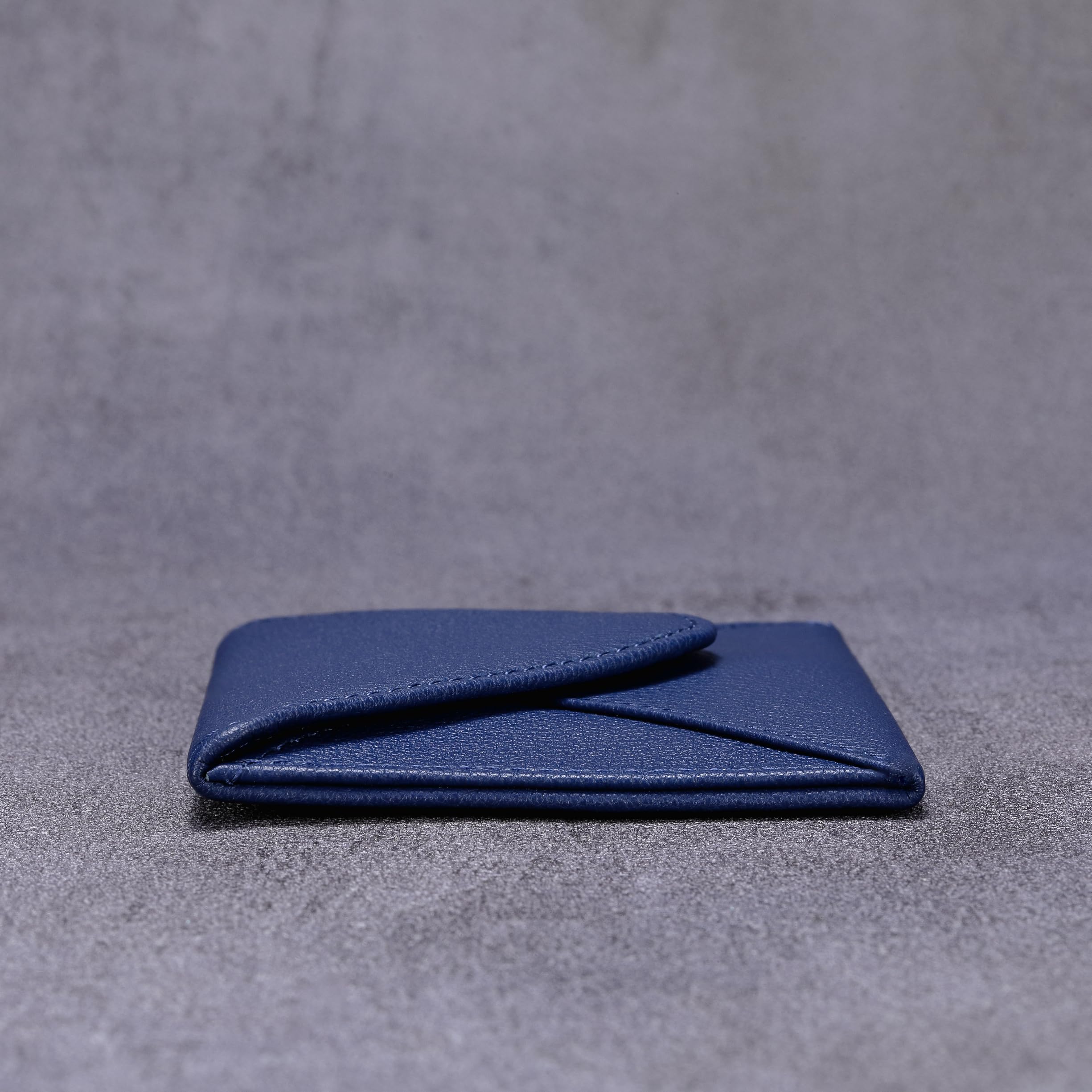 HISCOW - Funda para Tarjetas de Visita con Cierre magnético, Piel de Becerro Italiana