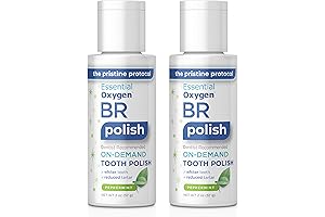 BR Chrom Tooth Polish, Uptight White, 2 Ounce Pack of 2