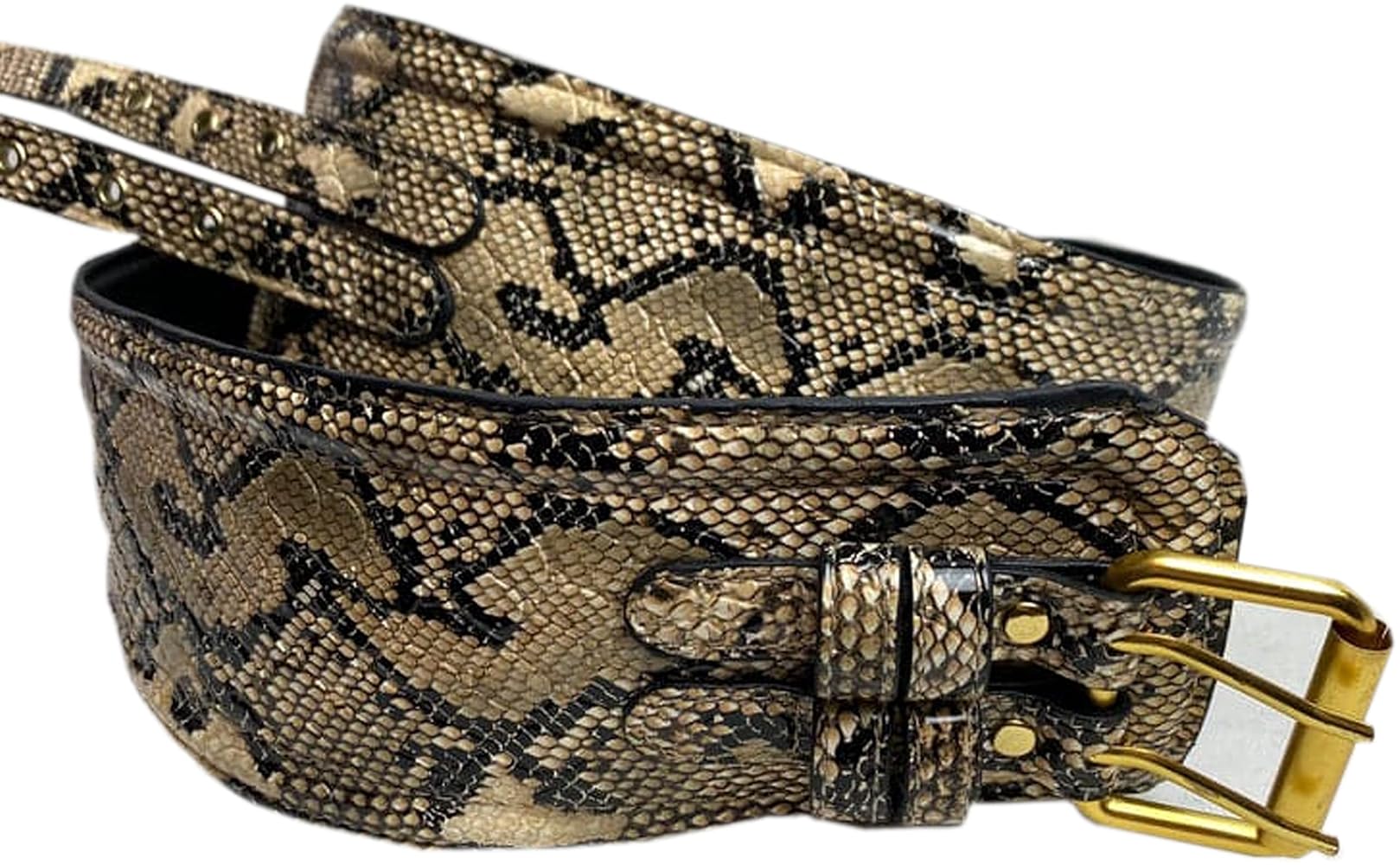 Amazon.com: lishow fashion Woman's Snake Printed Genuine