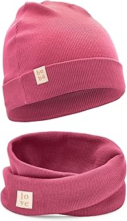 Bubalove Hats and Scarf Set for Boys, Girls, Baby, Sizes 0mc to 12 Years+ Many Colours, Spring Autumn Sets, Cotton Hats, Hand Stitched