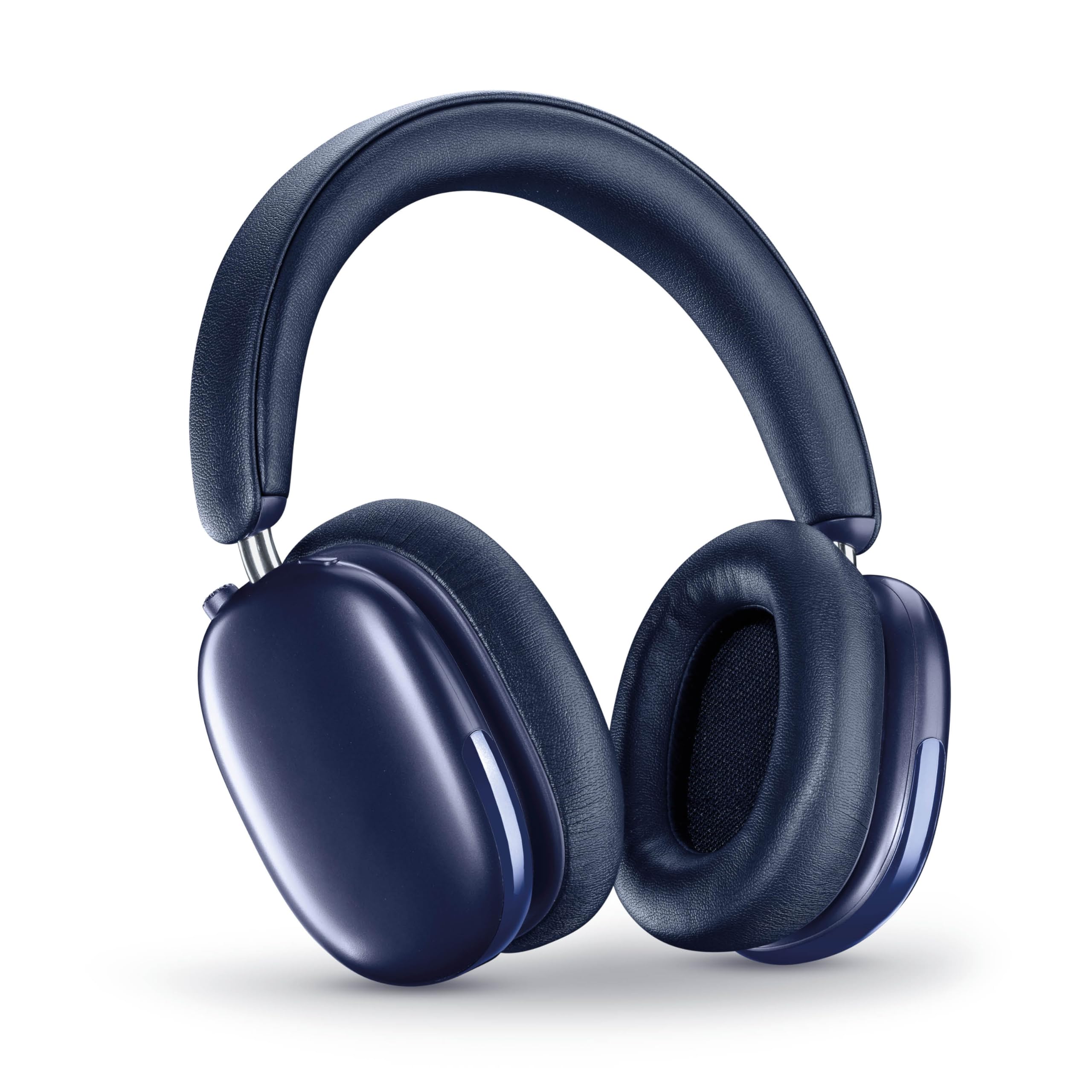 Music Sound Casque Bluetooth Circum-auriculaire Aurix avec la réduction Active du Bruit, l'audio Spatial, Un Microphone intégré et 35 h d'autonomie, Bleu
