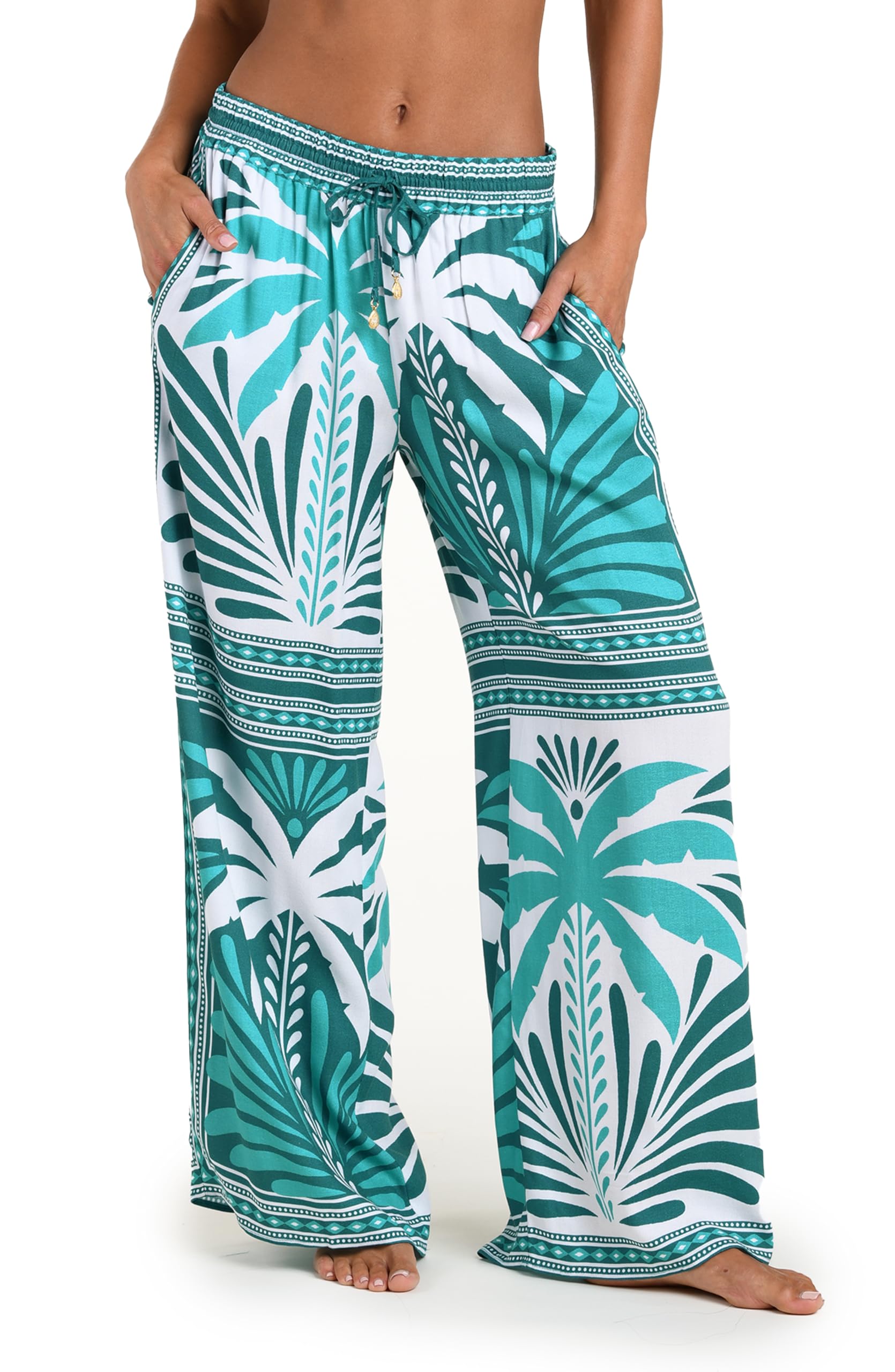 Sunshine 79 Women's Palazzo Pant Swim Cover Up
