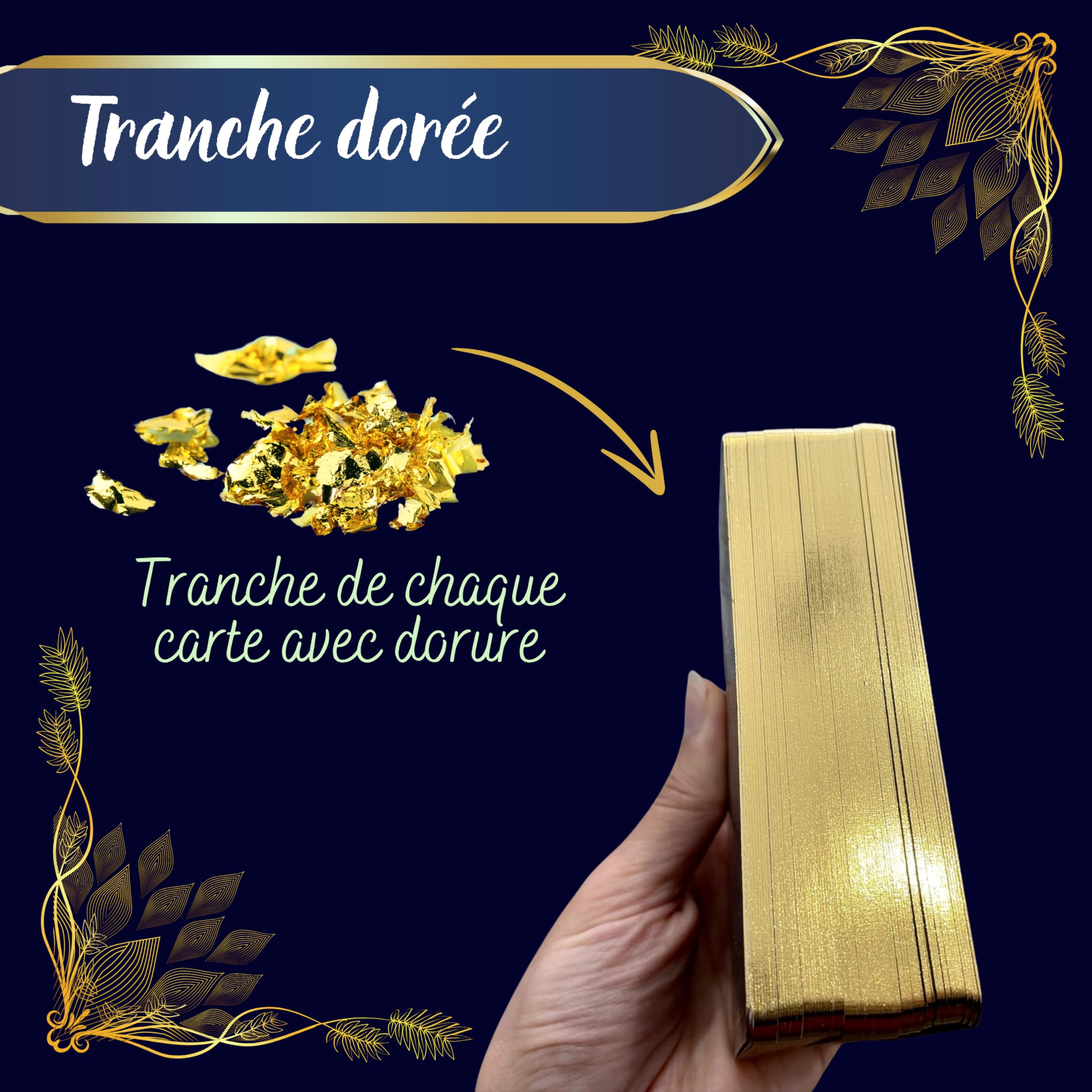 Le Tarot de Johwan - 78 Cartes Fusion Marseille/Rider-Waite - Édition Gold Prestige Tranche Dorée - Boîte Aimantée + Pochon - 2 Mémos Inclus