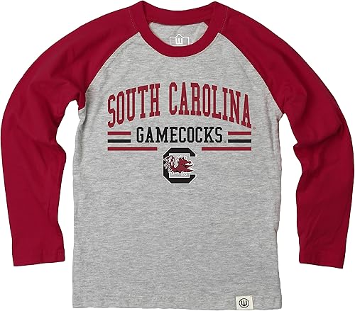 Miniatura 71 de Wes and Willy NCAA playera raglán de manga larga para niños