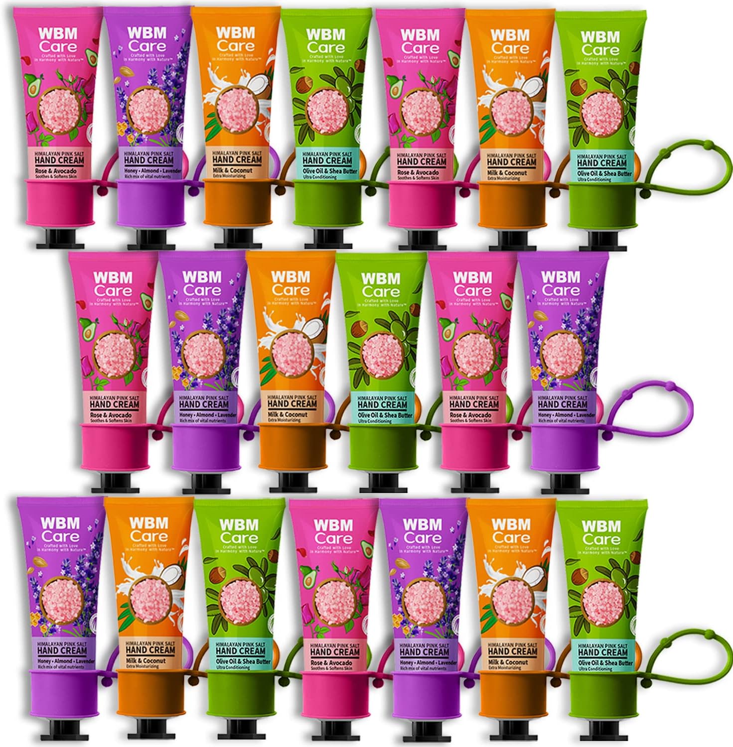 Natural Solution WBM Care Hand Moisturizer, Extra Protection and Deep Purification, Rich in Vital Nutrients, Anti Chapping, Dryness Relief, Cream – Pack of 20 (30g/1oz each)