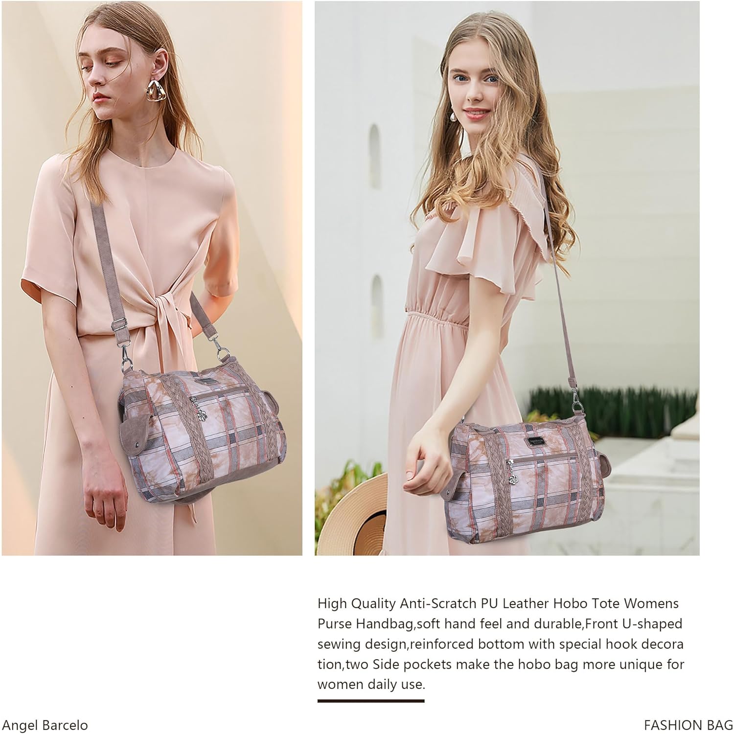 Angel Barcelo Purses for Women Soft PU Leather Shoulder Bag Crossbody Purse and Handbags - Image 2