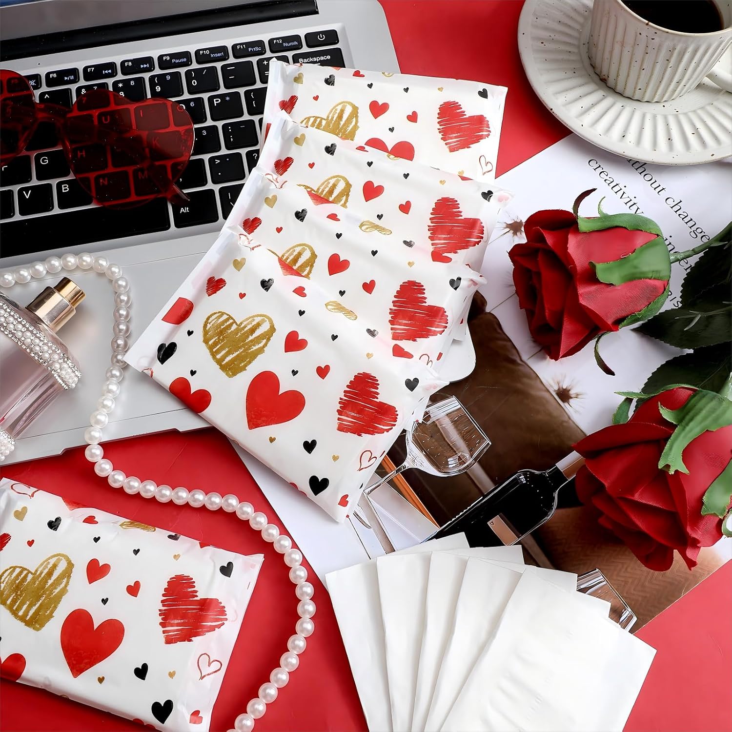 Eaasty 25 Packs Mini Tissues Packs Pocket Pack Travel Facial Tissues 3 Ply Paper Mini Wedding Napkins Bulk for Guests Travel Valentine Wedding Party Favors