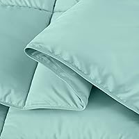 Vista 6 de Chezmoi Collection Edredón Alternativo de Plumón para Todas las Estaciones Tamaño King - Relleno de Microfibra Afelpada - Acolchado con Puntada