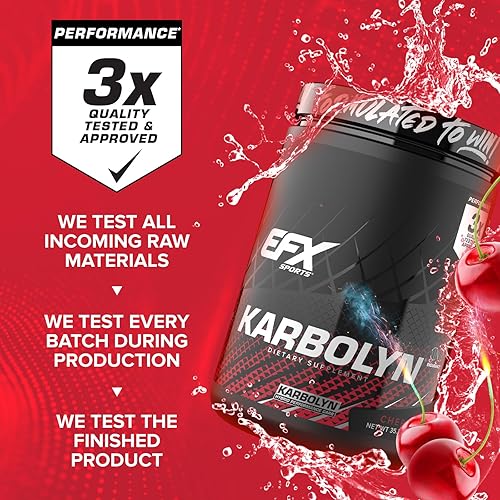 Miniatura 209 de EFX Sports Karbolyn Fuel | Polvo de carbohidratos de rápida absorción | Carga de carbohidratos, energía sostenida, recuperación rápida, sin