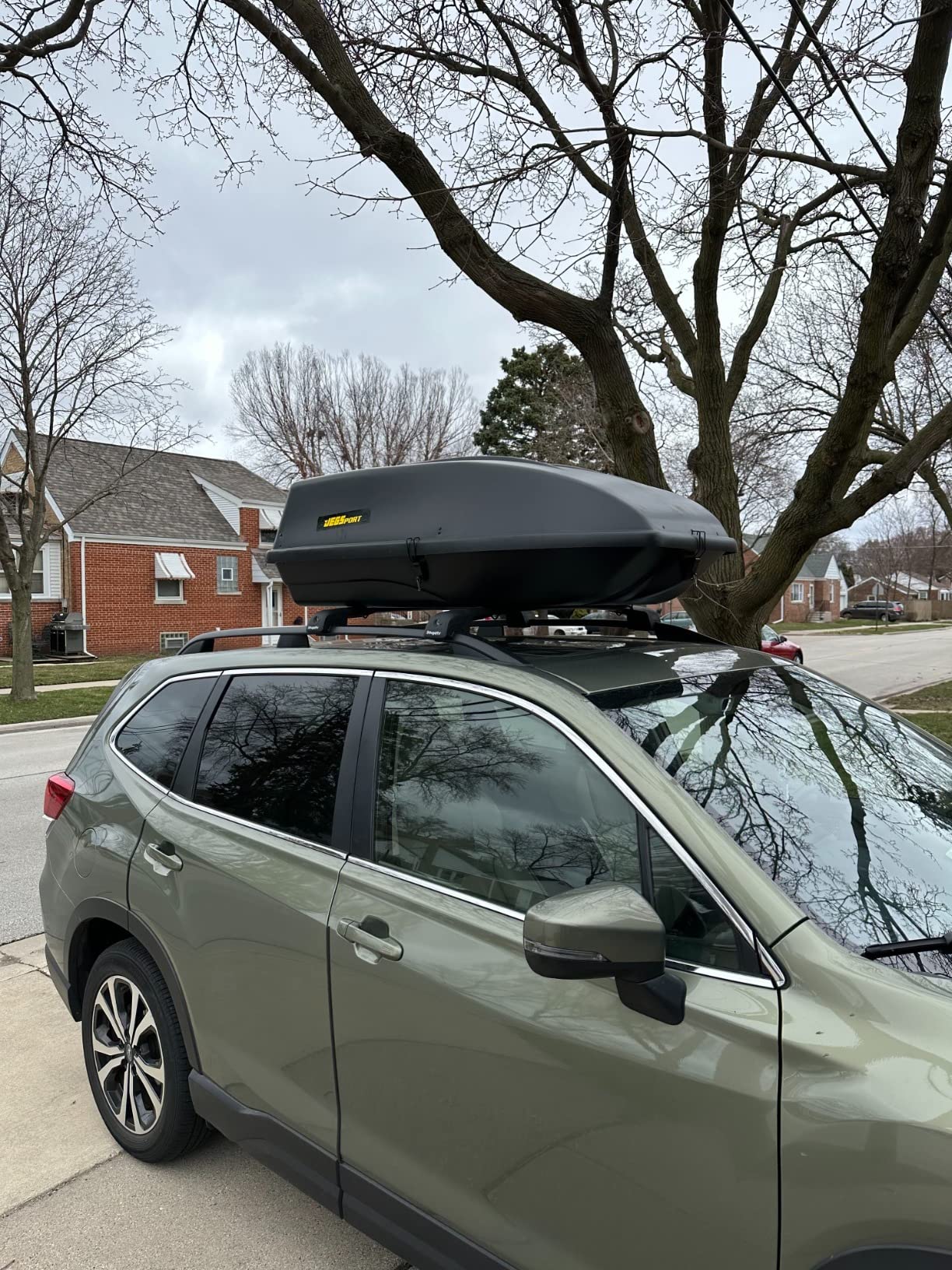 50/mo Finance JEGS Rooftop Cargo Carrier for Car Storage Large