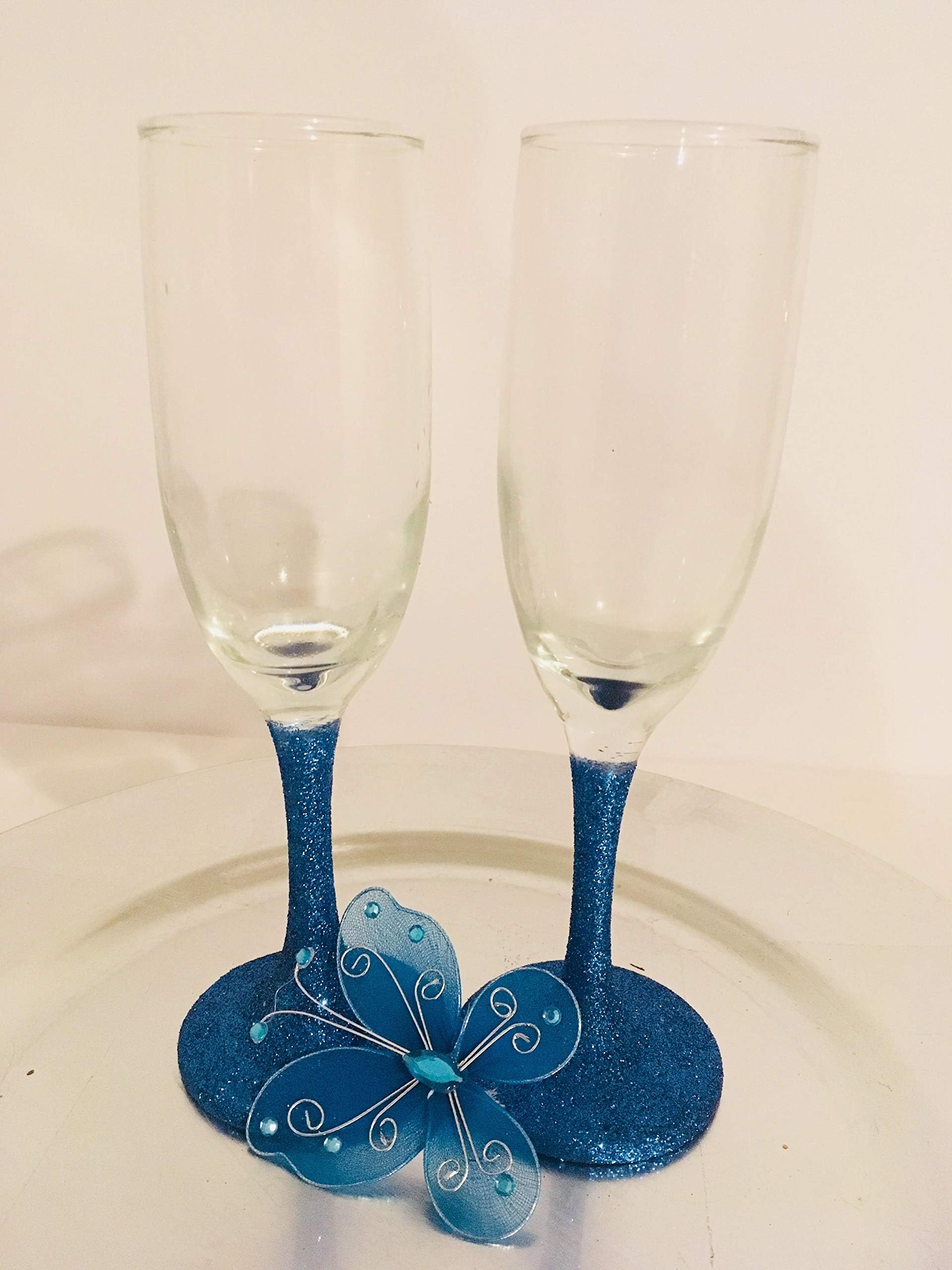 Cristar Tapered Champagne Flutes, 6.25oz