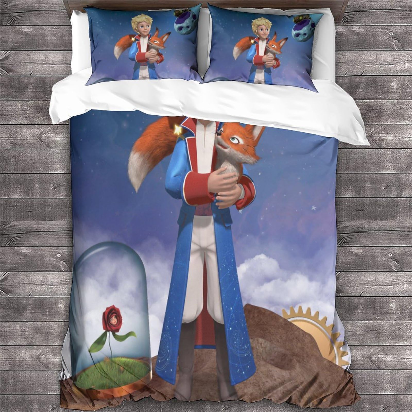 Le Petit Prince Impression 3D Literie Couverture Lit Super Douce Et