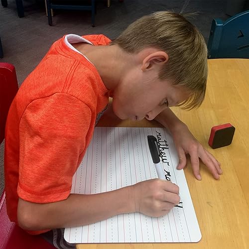 Miniatura 7 de Brite Tools 30 marcadores negros de borrado en seco de bajo olor con punta fina y bolsa de almacenamiento para pizarra blanca, niños, estudiantes,