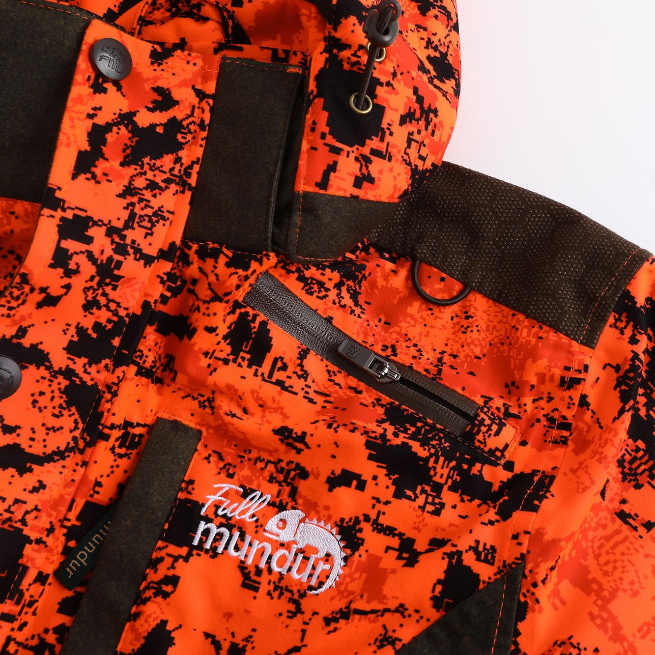giacca da caccia camouflage arancione blaze da uomo – giacca outdoor antivento e impermeabile
